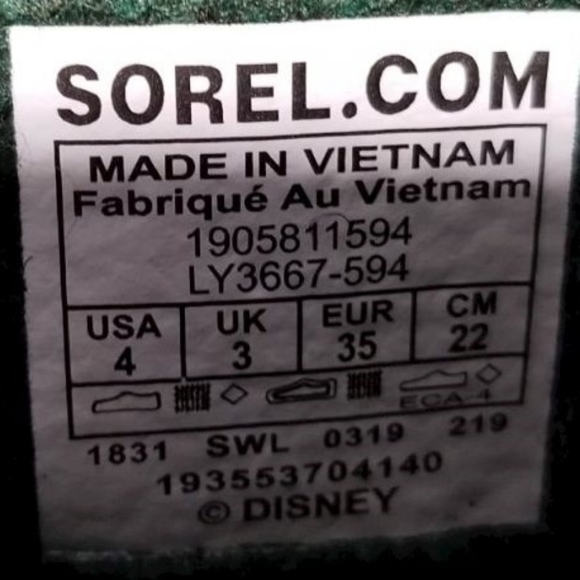 Sorel x Disney's Frozen 2 Anna Flurry  Boots NWT - Picture 11 of 12